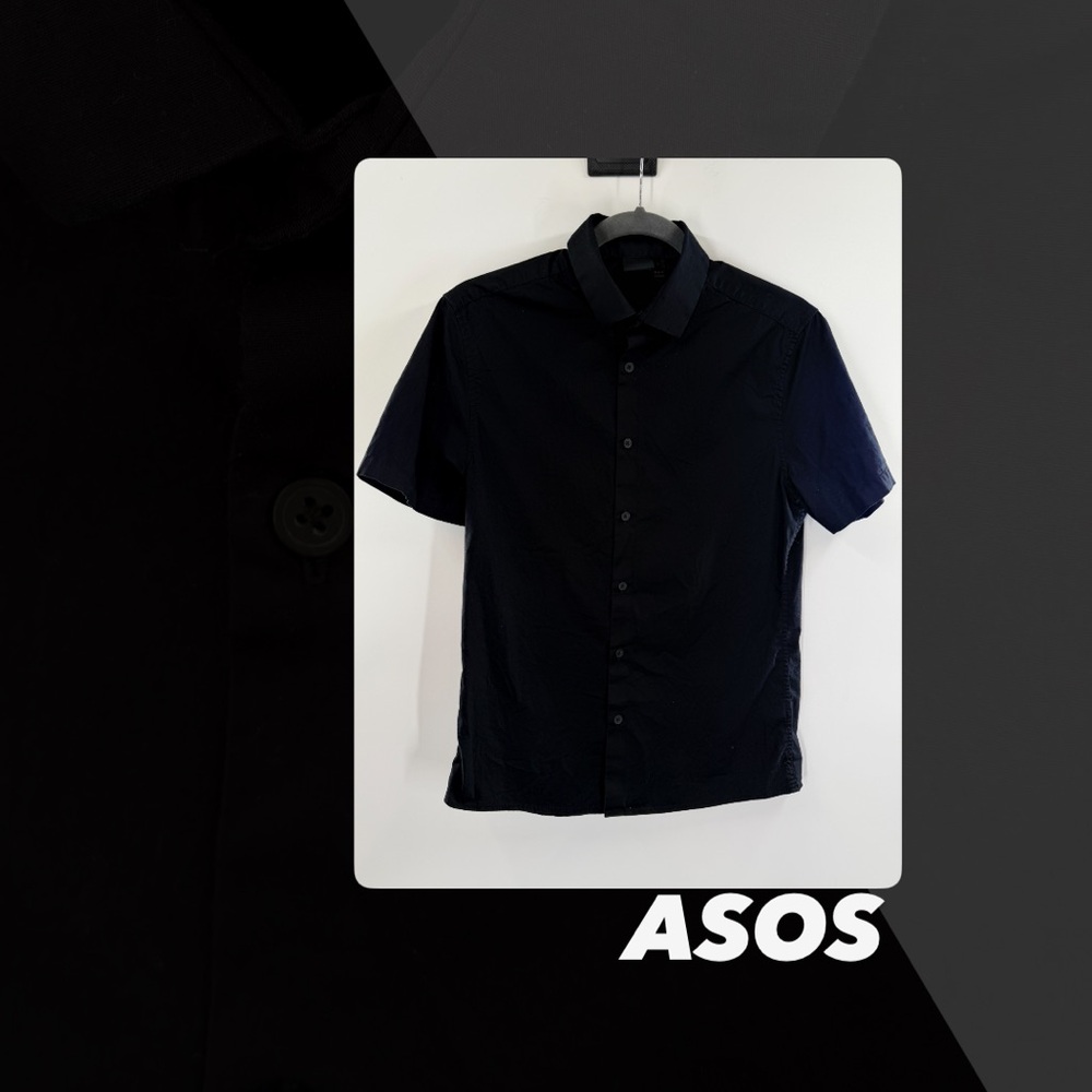 EUC Asos Short Sleeve Button Up Shirt